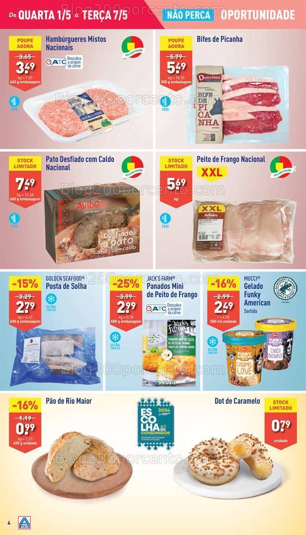 Antevisão Folheto ALDI Promoções de 1 a 7 maio