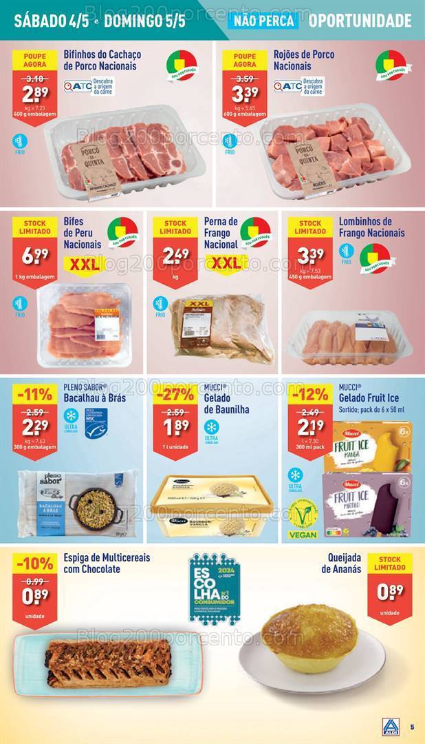 Antevisão Folheto ALDI Promoções de 1 a 7 maio