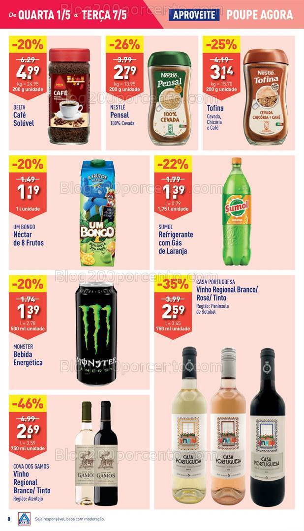 Antevisão Folheto ALDI Promoções de 1 a 7 maio