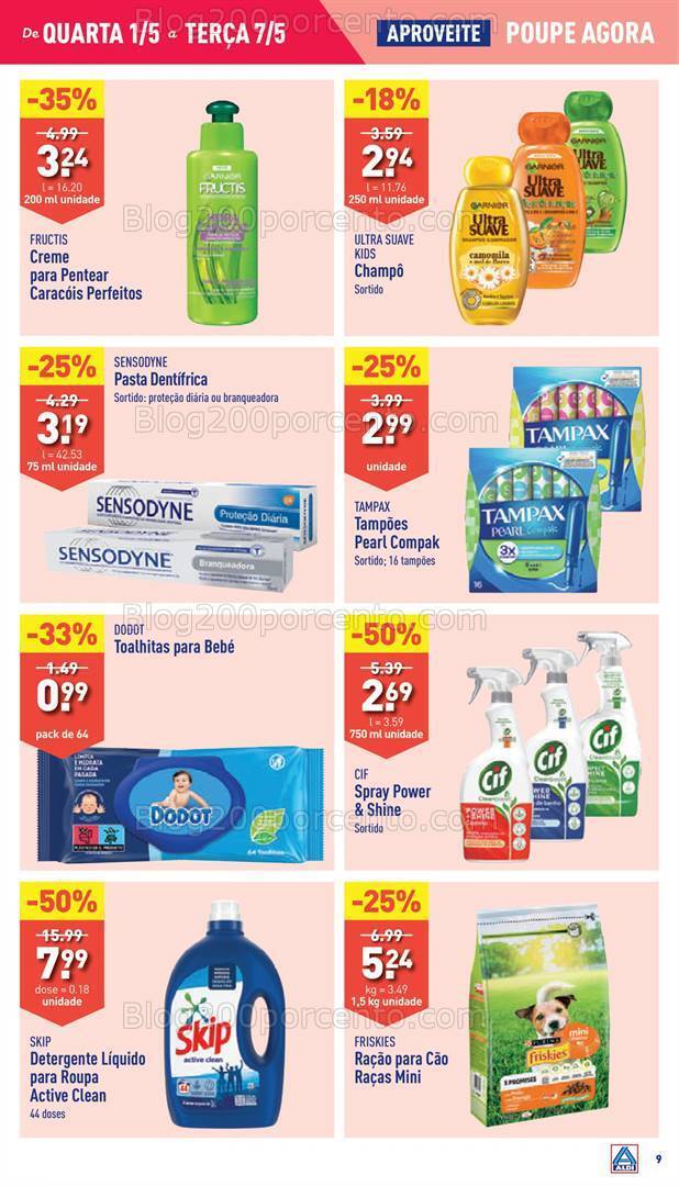 Antevisão Folheto ALDI Promoções de 1 a 7 maio