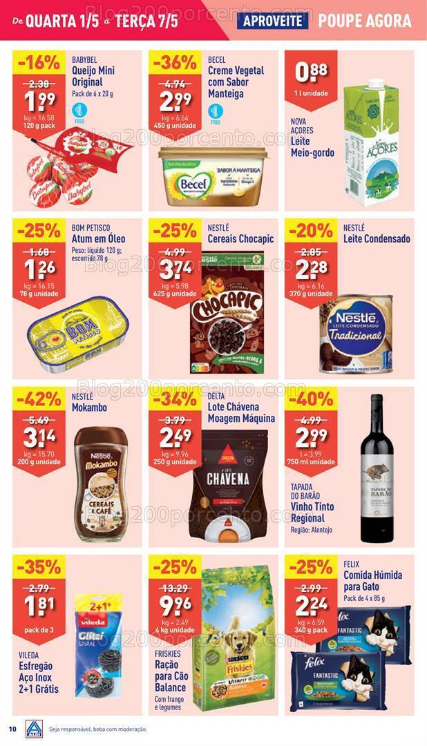 Antevisão Folheto ALDI Promoções de 1 a 7 maio