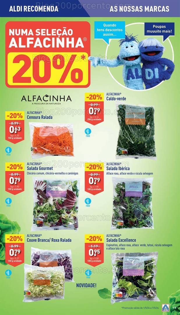 Antevisão Folheto ALDI Promoções de 1 a 7 maio