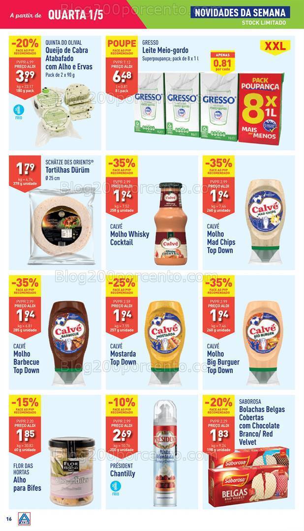 Antevisão Folheto ALDI Promoções de 1 a 7 maio