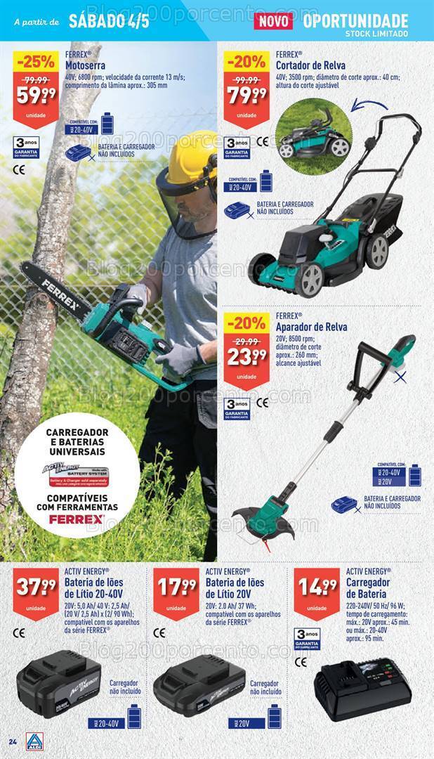 Antevisão Folheto ALDI Bazar Promoções a partir de 4 maio