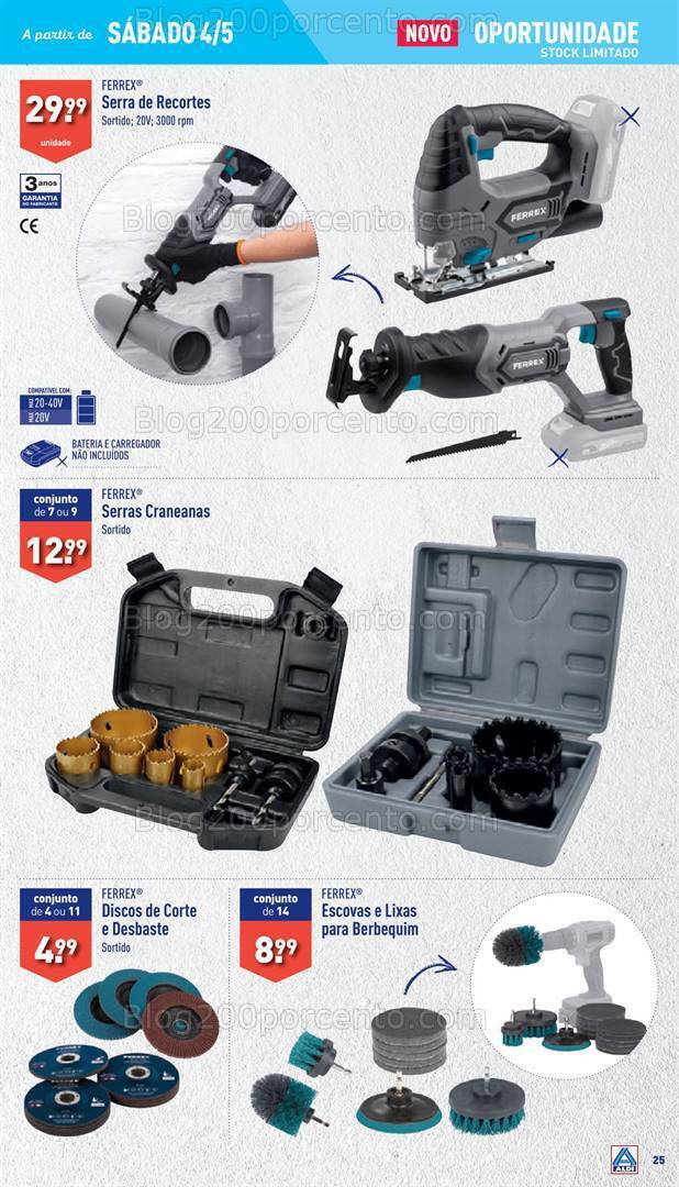 Antevisão Folheto ALDI Bazar Promoções a partir de 4 maio