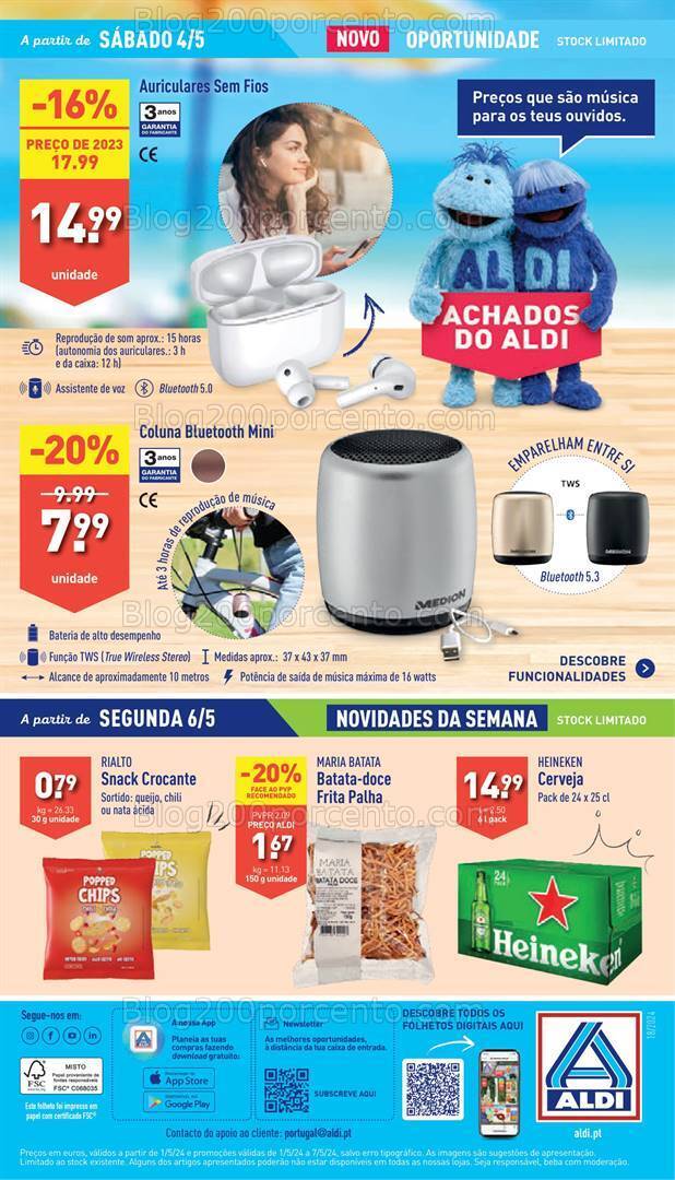 Antevisão Folheto ALDI Bazar Promoções a partir de 4 maio