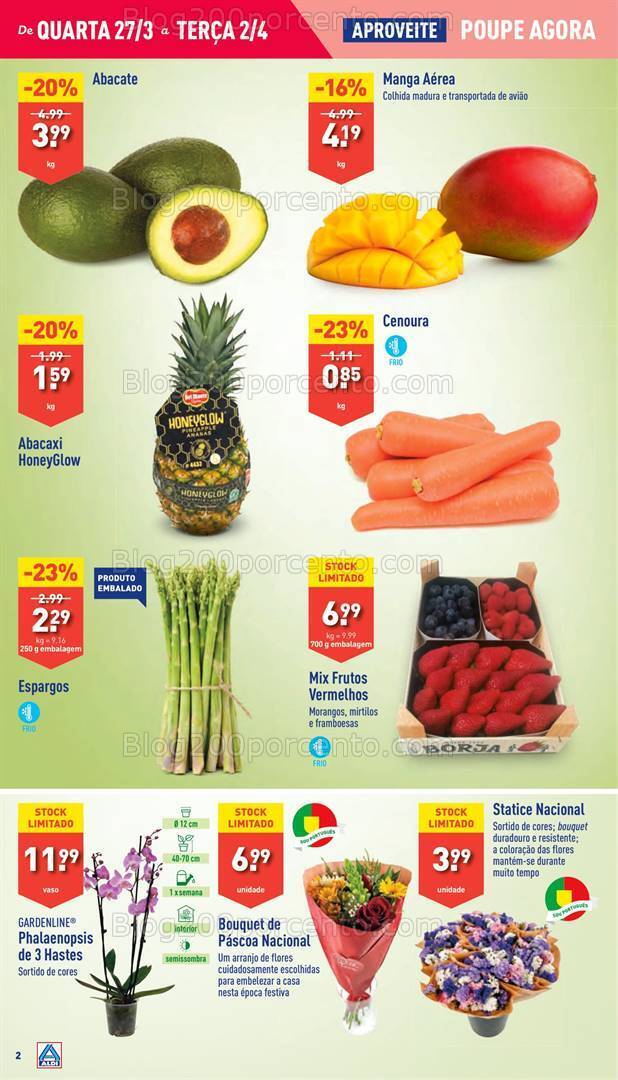 Antevisão Folheto ALDI Promoções de 27 março a 2 abril