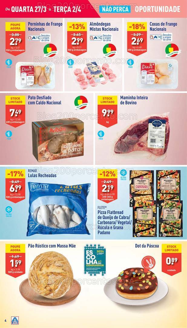 Antevisão Folheto ALDI Promoções de 27 março a 2 abril