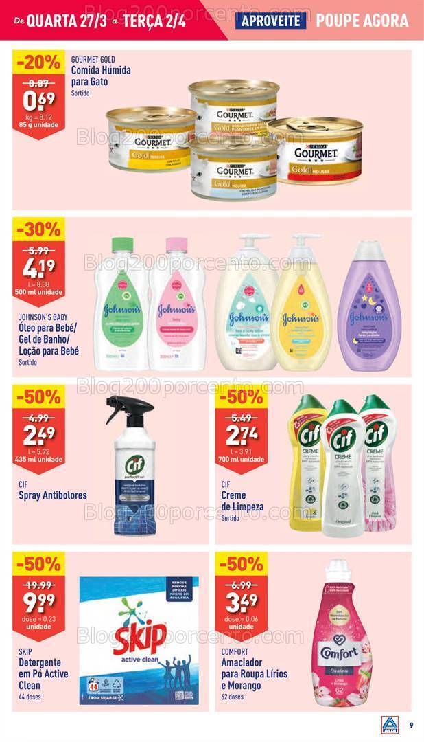 Antevisão Folheto ALDI Promoções de 27 março a 2 abril