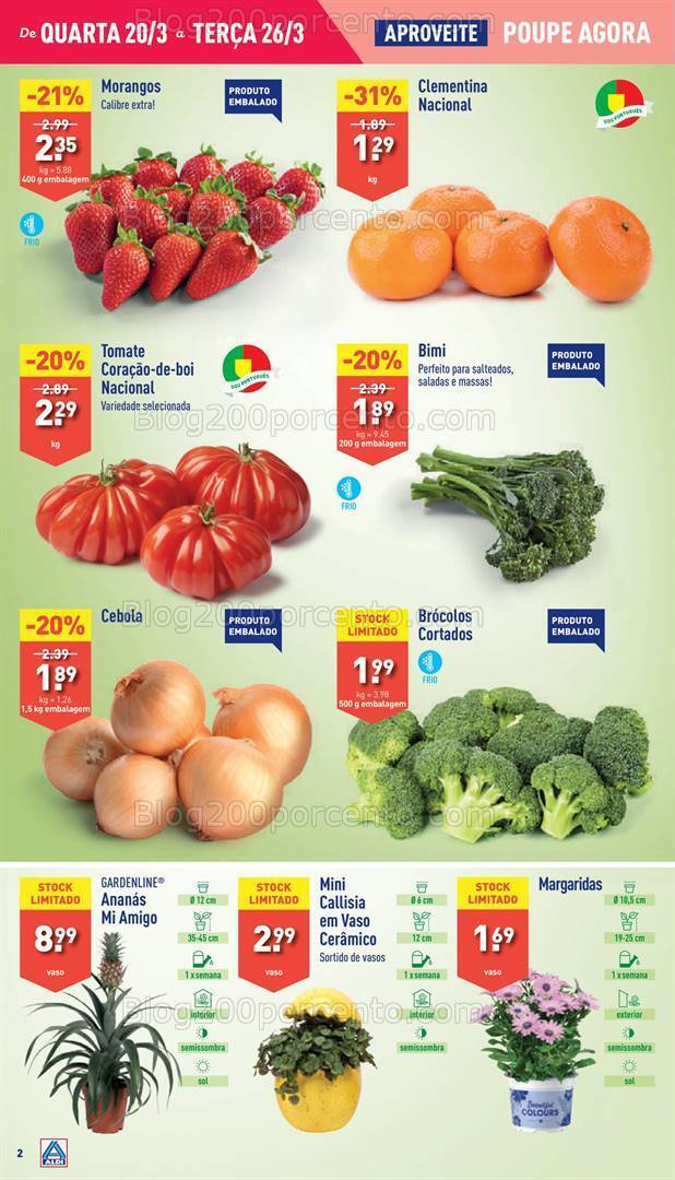 Antevisão Folheto ALDI Promoções de 20 a 26 março