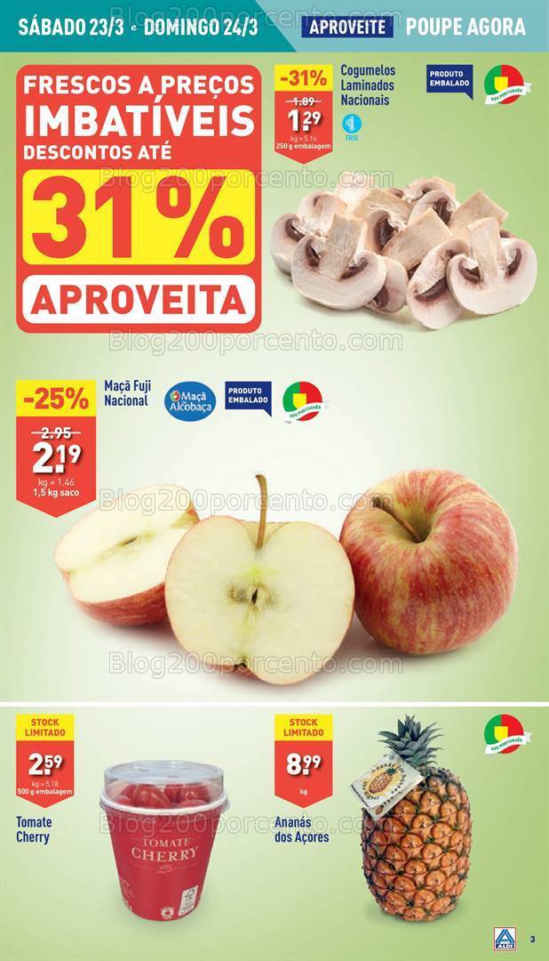 Antevisão Folheto ALDI Promoções de 20 a 26 março