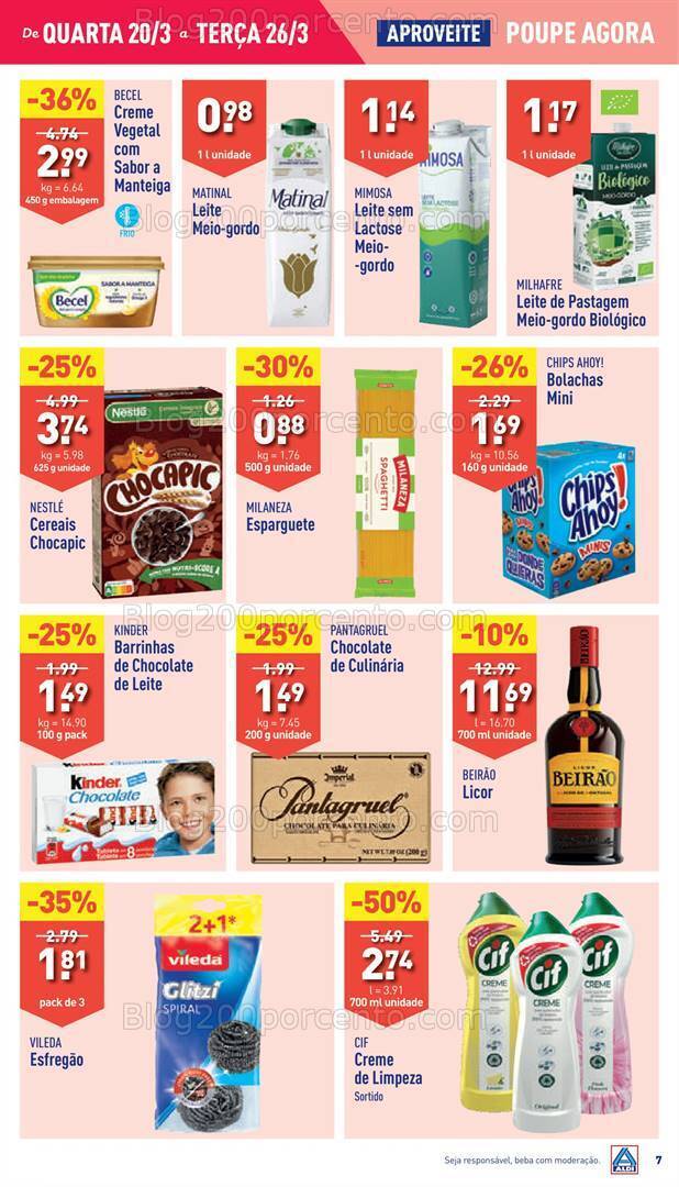 Antevisão Folheto ALDI Promoções de 20 a 26 março