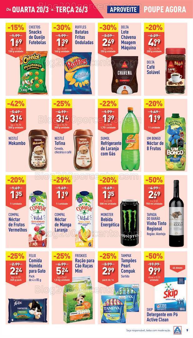 Antevisão Folheto ALDI Promoções de 20 a 26 março