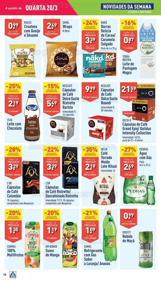 Antevisão Folheto ALDI Promoções de 20 a 26 março