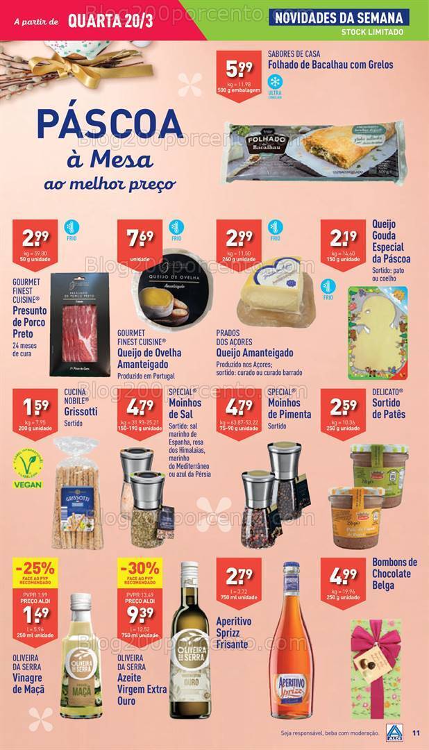 Antevisão Folheto ALDI Promoções de 20 a 26 março