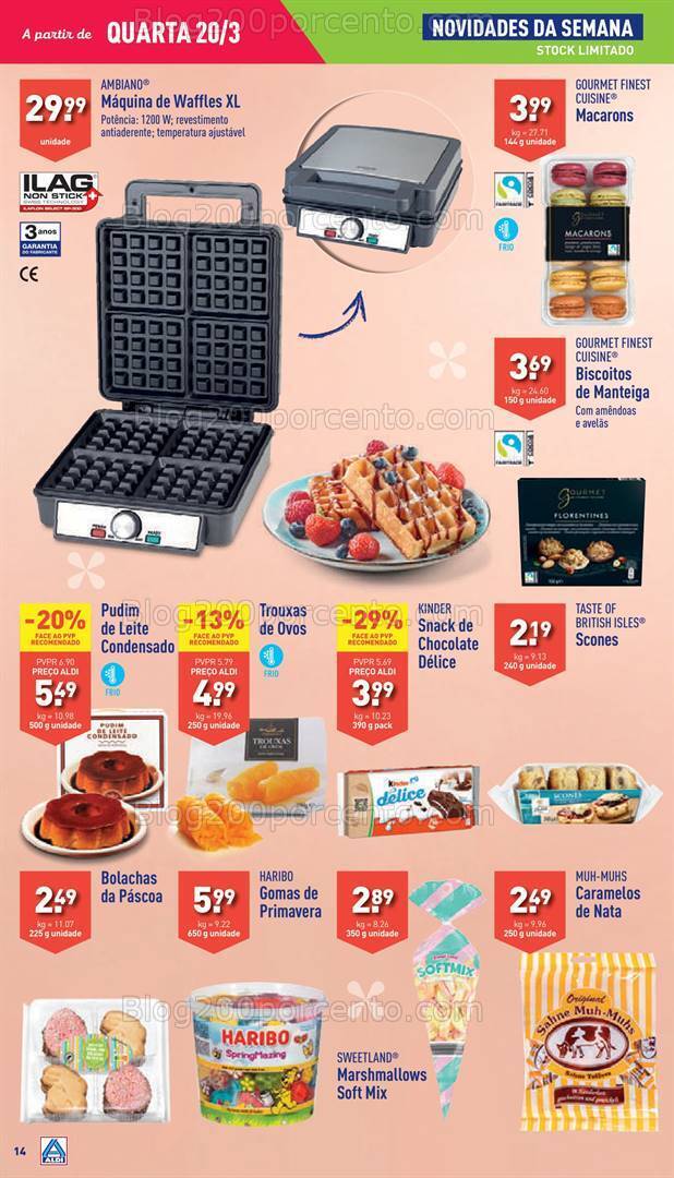 Antevisão Folheto ALDI Promoções de 20 a 26 março