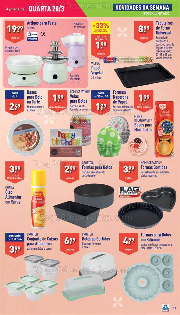 Antevisão Folheto ALDI Promoções de 20 a 26 março