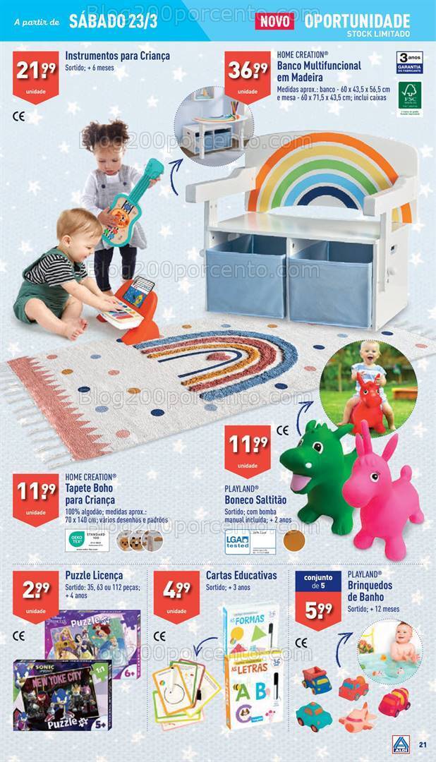 Antevisão Folheto ALDI Promoções de 20 a 26 março