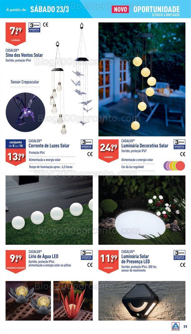 Antevisão Folheto ALDI Promoções de 20 a 26 março