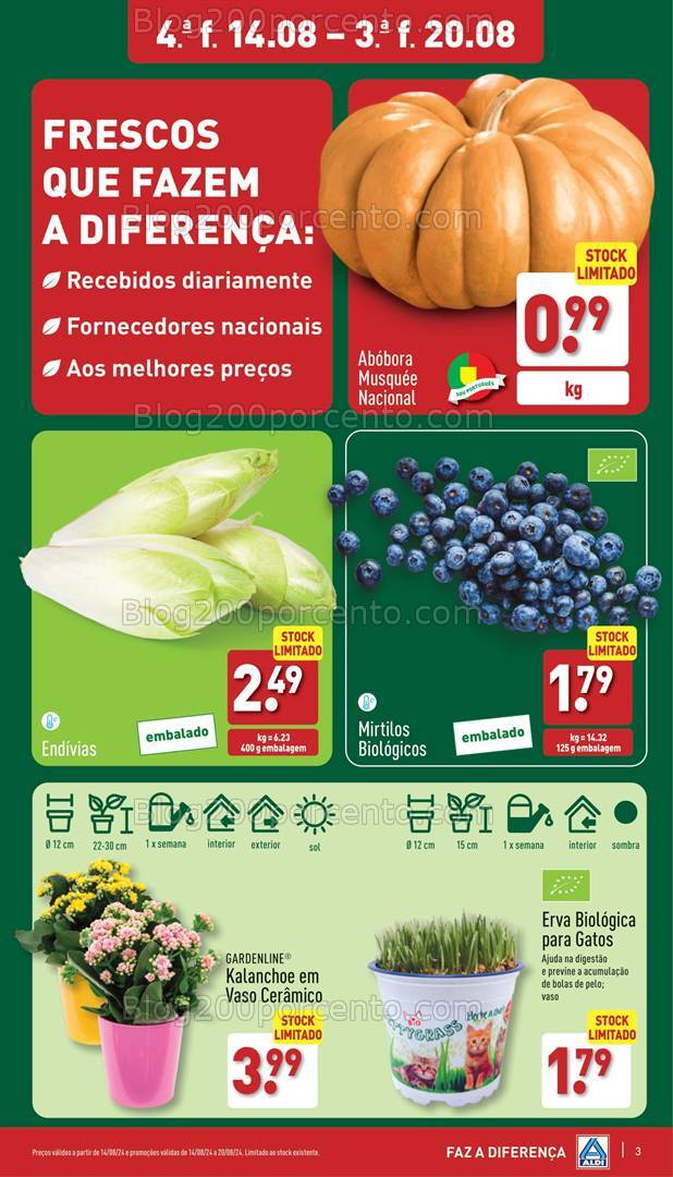 Antevisão Folheto ALDI Promoções de 14 a 20 agosto