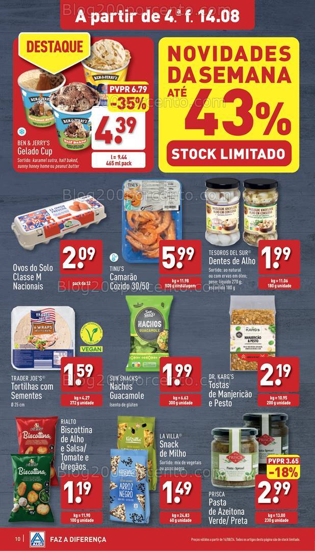 Antevisão Folheto ALDI Promoções de 14 a 20 agosto