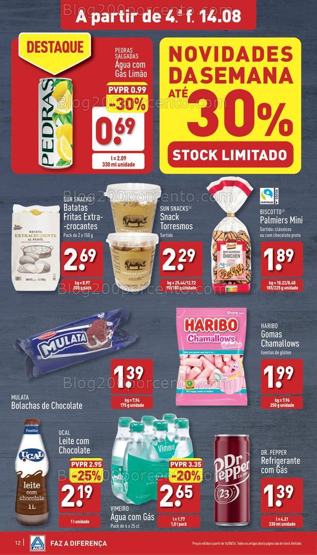 Antevisão Folheto ALDI Promoções de 14 a 20 agosto
