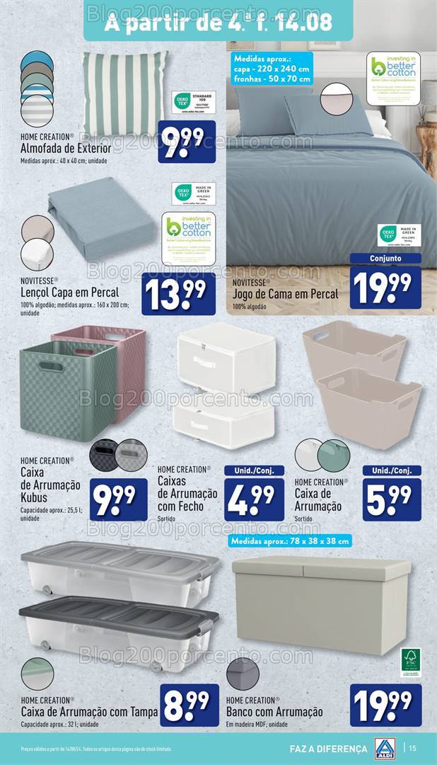 Antevisão Folheto ALDI Promoções de 14 a 20 agosto