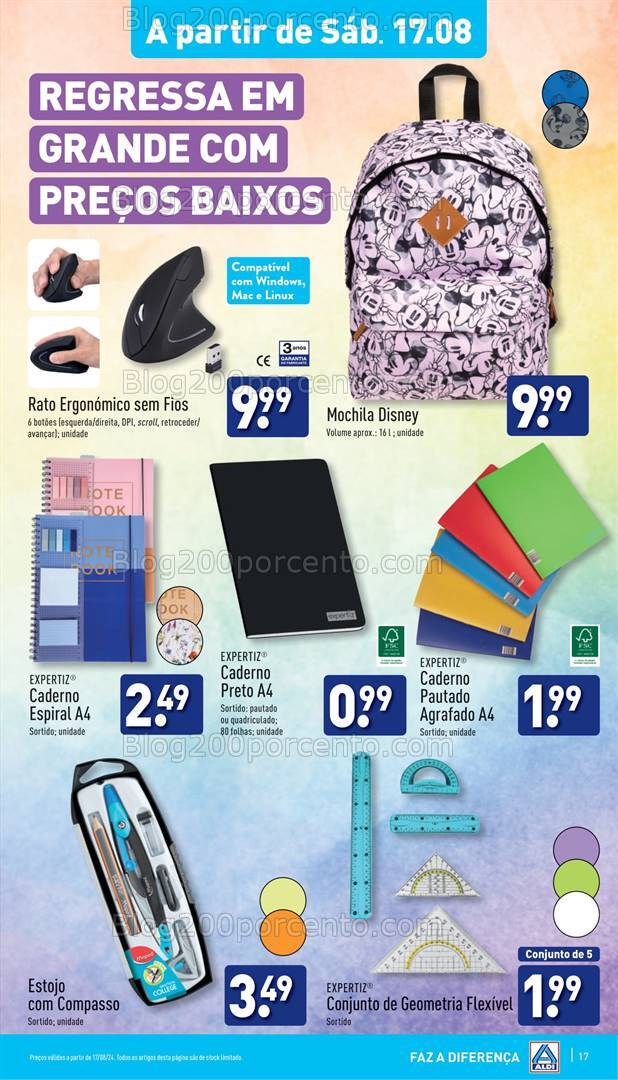 Antevisão Folheto ALDI Promoções de 14 a 20 agosto
