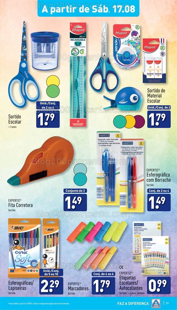 Antevisão Folheto ALDI Promoções de 14 a 20 agosto