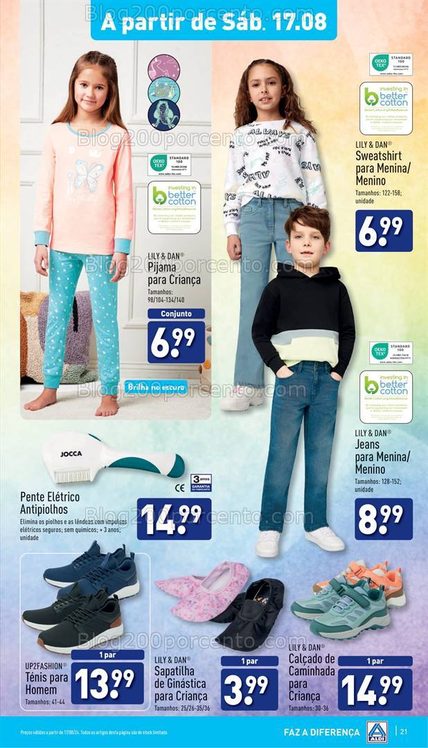 Antevisão Folheto ALDI Promoções de 14 a 20 agosto