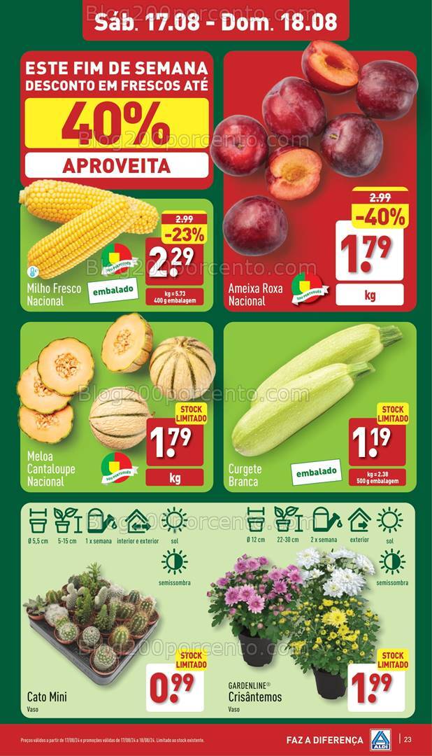 Antevisão Folheto ALDI Promoções de 14 a 20 agosto