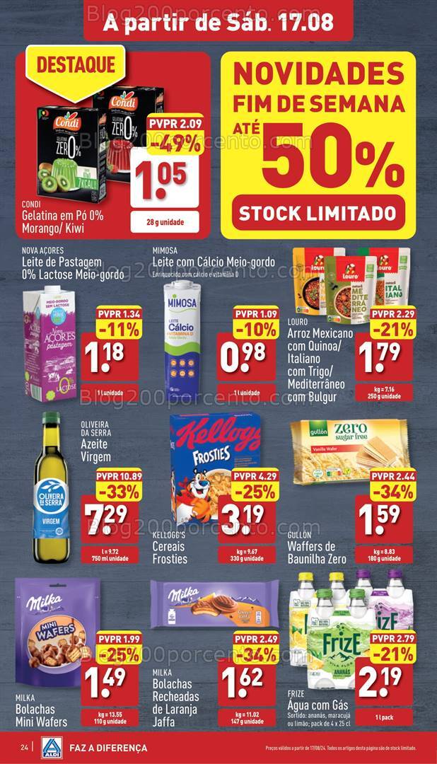 Antevisão Folheto ALDI Promoções de 14 a 20 agosto