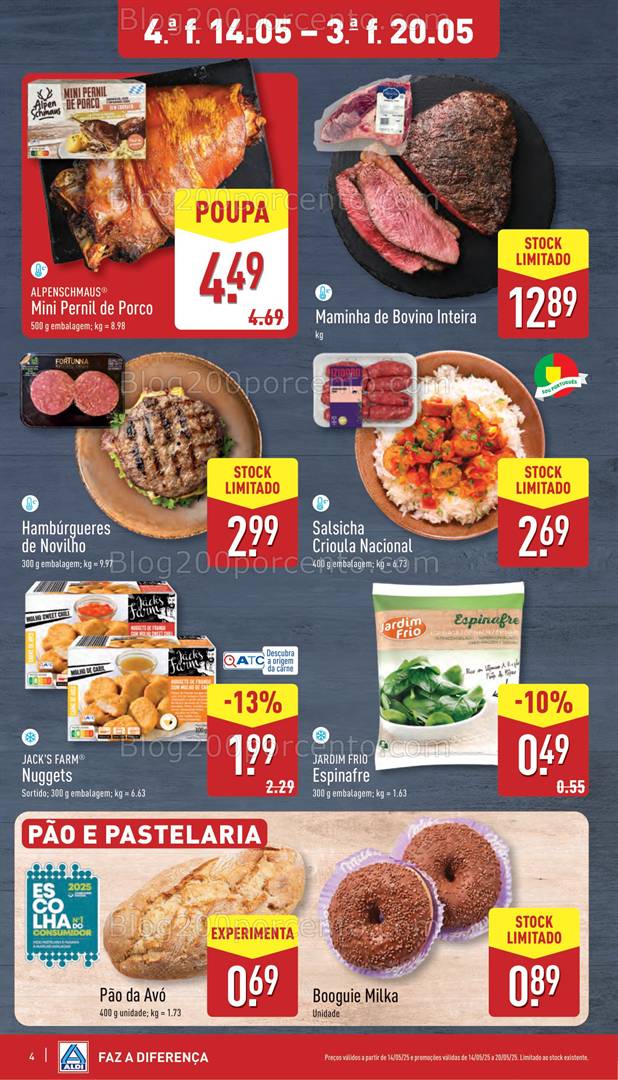Antevisão Folheto ALDI Promoções de 14 a 20 maio all