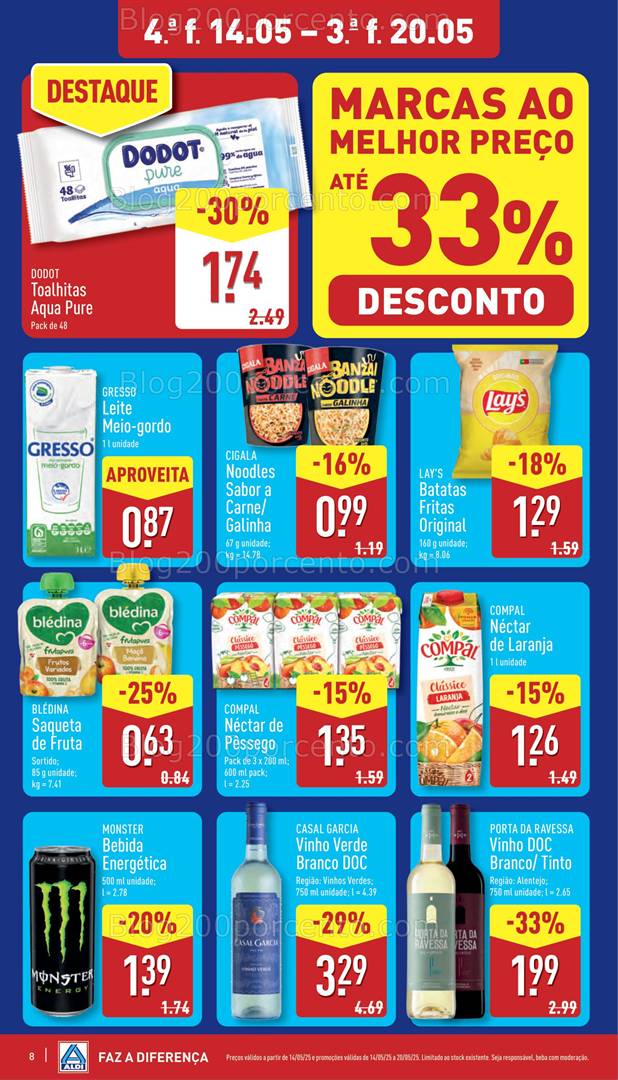 Antevisão Folheto ALDI Promoções de 14 a 20 maio all