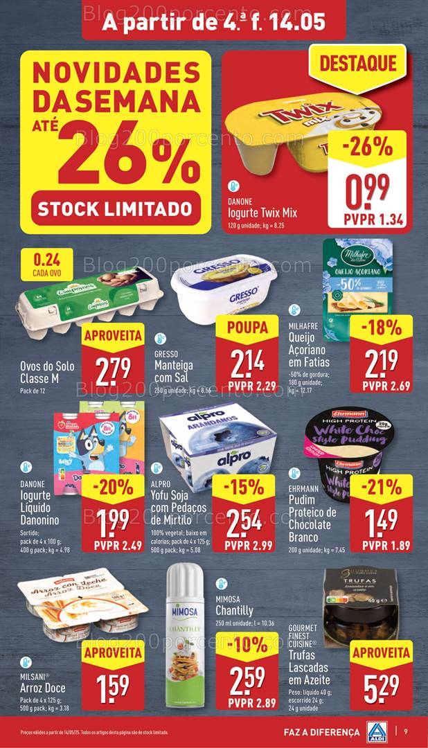 Antevisão Folheto ALDI Promoções de 14 a 20 maio all