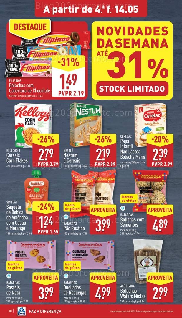 Antevisão Folheto ALDI Promoções de 14 a 20 maio all