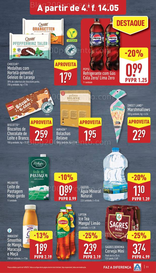 Antevisão Folheto ALDI Promoções de 14 a 20 maio all