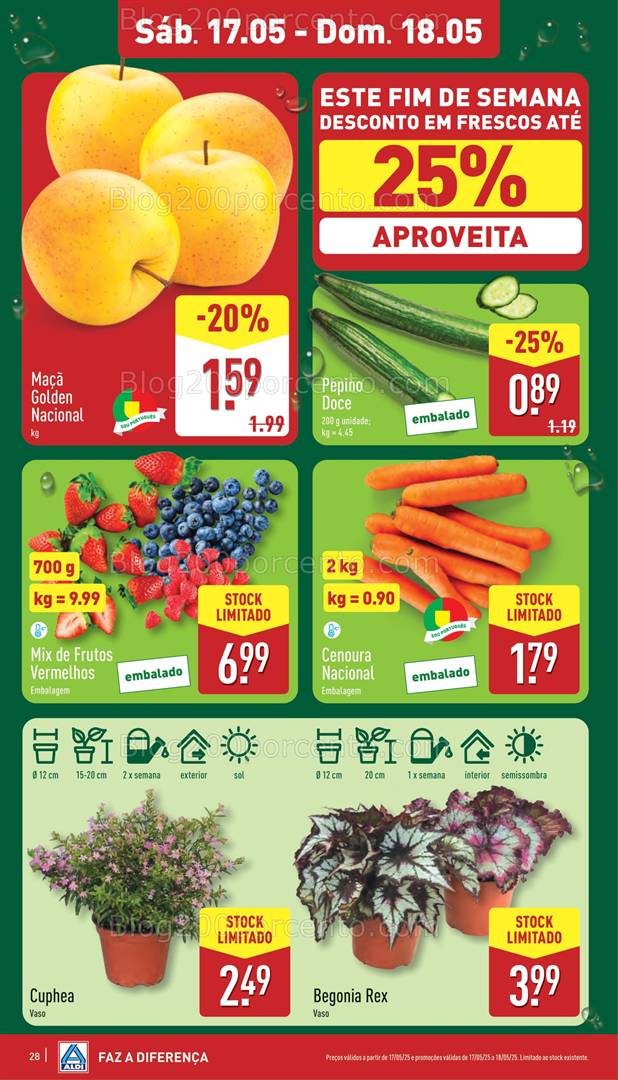 Antevisão Folheto ALDI Promoções de 14 a 20 maio all