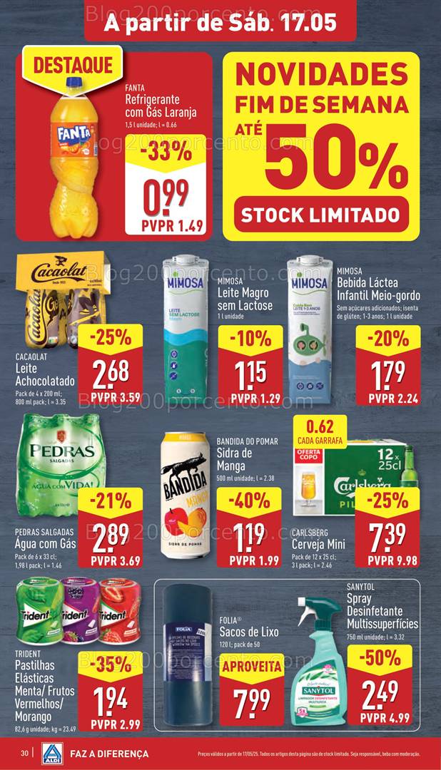 Antevisão Folheto ALDI Promoções de 14 a 20 maio all