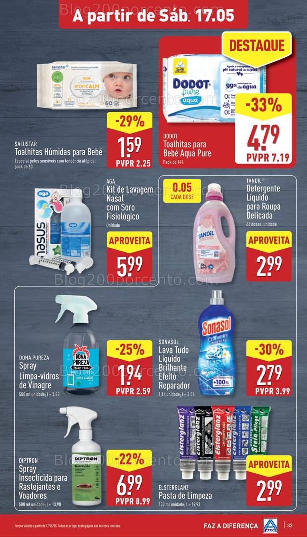 Antevisão Folheto ALDI Promoções de 14 a 20 maio all