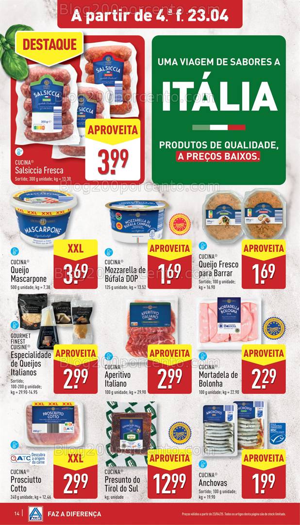 Antevisão Folheto ALDI Promoções de 23 a 29 Abril - Edição Digital