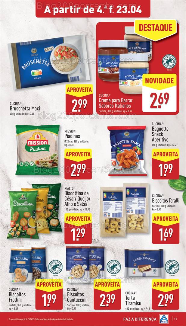 Antevisão Folheto ALDI Promoções de 23 a 29 Abril - Edição Digital