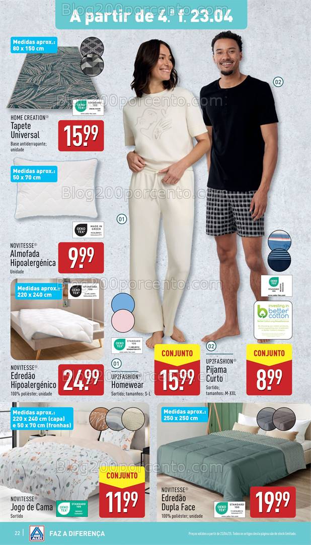 Antevisão Folheto ALDI Bazar Promoções a partir de 23 Abril