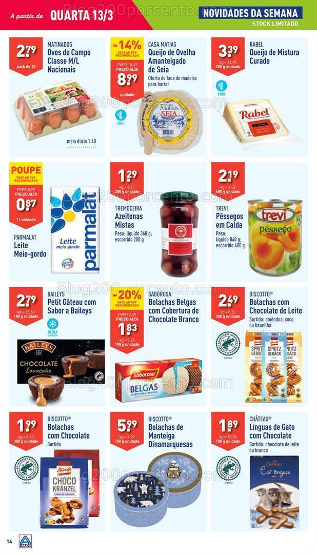 Antevisão Folheto ALDI Promoções de 13 a 19 março