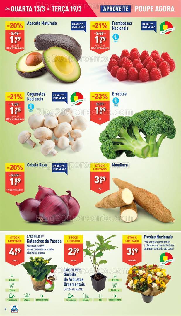 Antevisão Folheto ALDI Promoções de 13 a 19 março