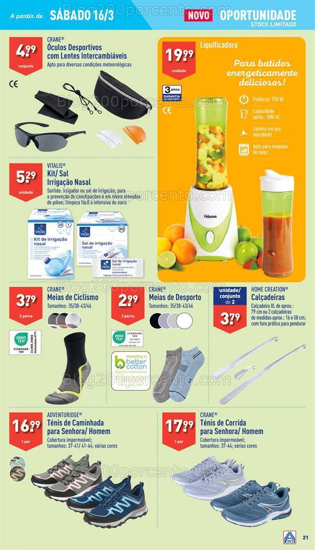 Antevisão Folheto ALDI Bazar Promoções a partir de 16 março