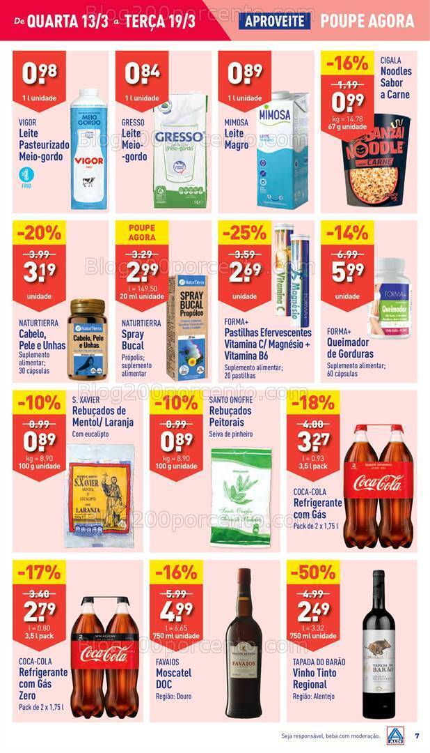 Antevisão Folheto ALDI Promoções de 13 a 19 março