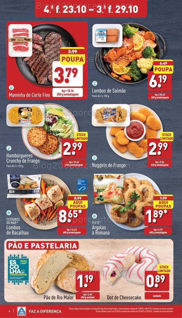 Antevisão Folheto ALDI Promoções de 23 a 29 outubro