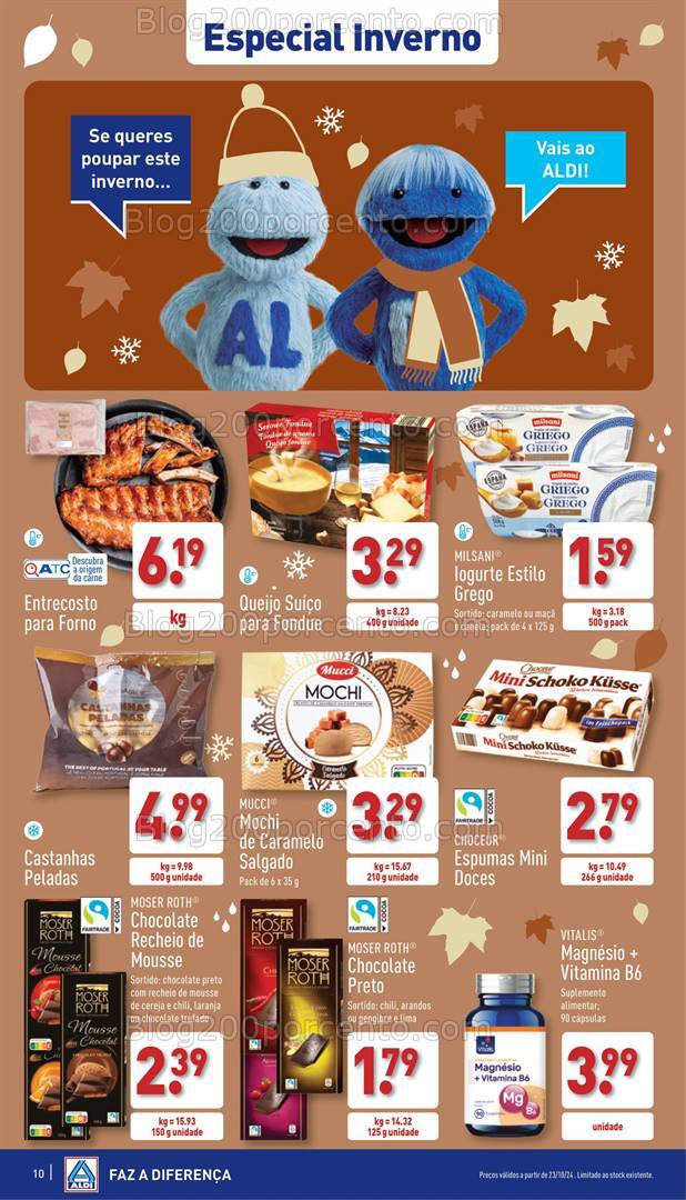 Antevisão Folheto ALDI Promoções de 23 a 29 outubro