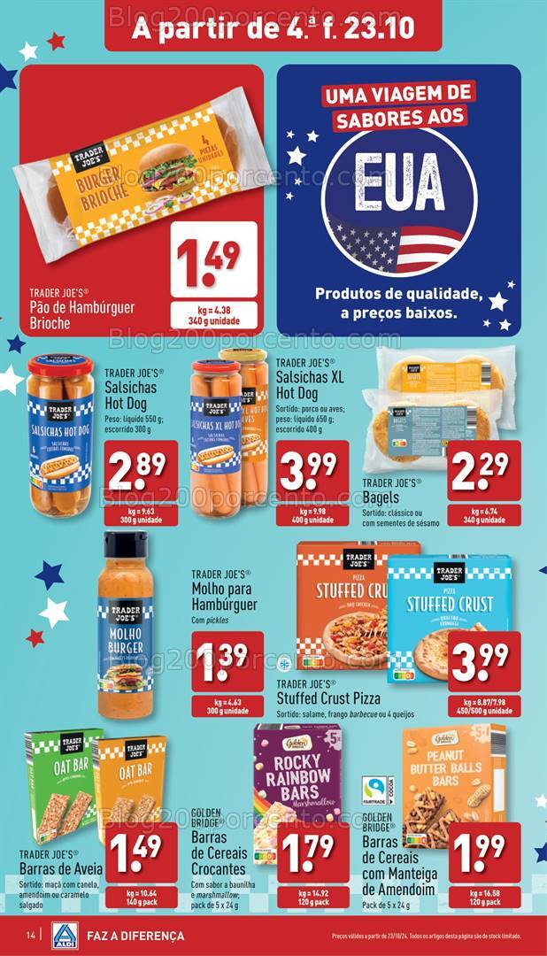 Antevisão Folheto ALDI Promoções de 23 a 29 outubro